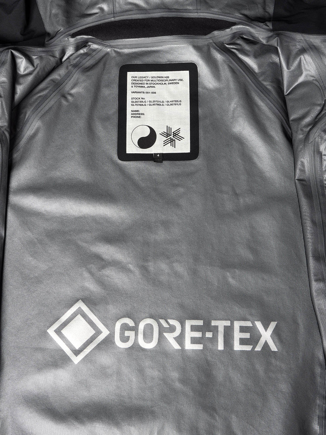 Goldwin x OUR LEGACY GORE-TEX 3L Jacket – Goldwin London