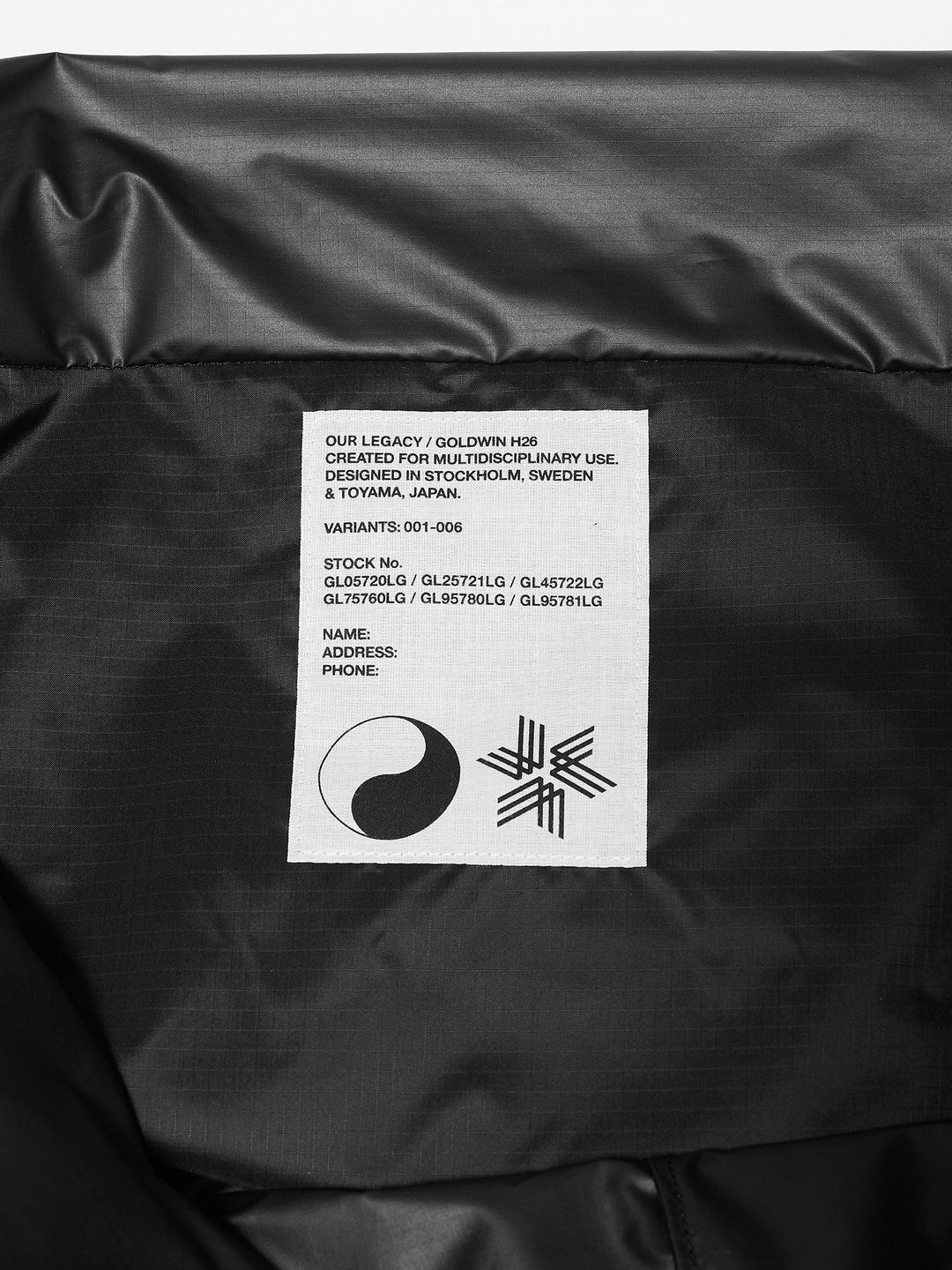 Goldwin x OUR LEGACY Tote Bag – Goldwin London
