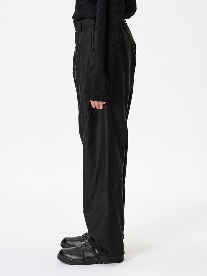 Goldwin 0 Cotton Silk Blend Helicoid Wide Pants – Goldwin London