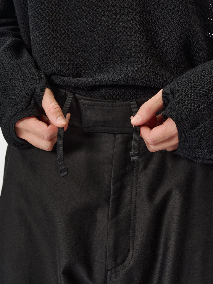 Goldwin 0 Cotton Silk Blend Helicoid Wide Pants – Goldwin London