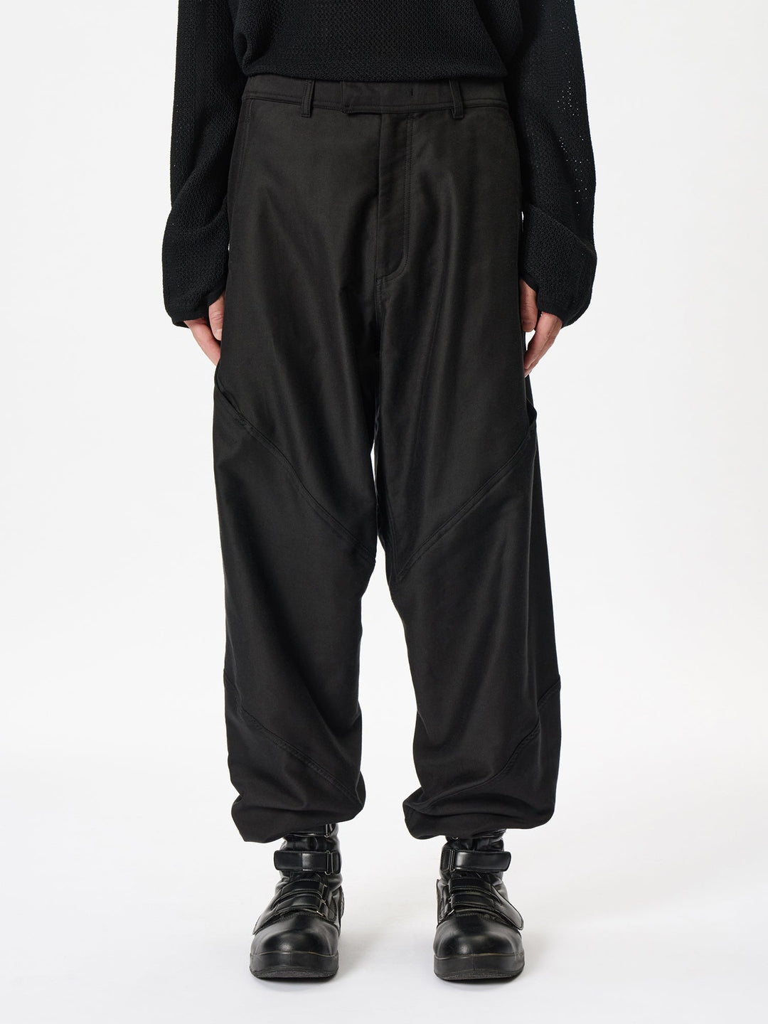 Goldwin 0 Cotton Silk Blend Helicoid Wide Pants – Goldwin London